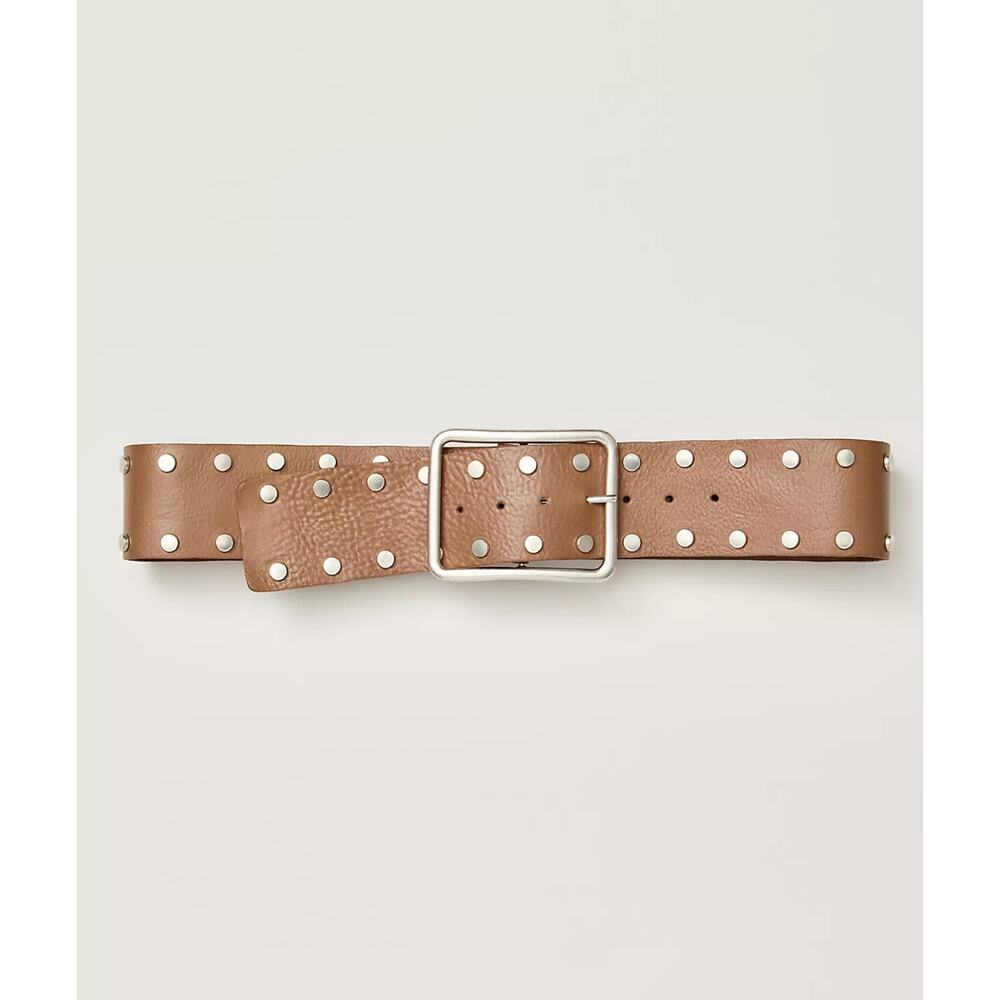 FREE PEOPLE Hex Hip Belt in Mocha Mousse Size S/M NEW